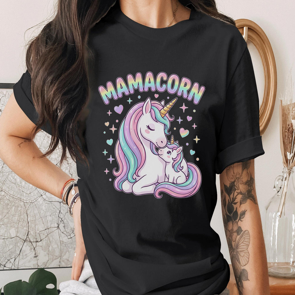 Mamacorn Unicorn Mom Shirt Cute Rainbow Unicorn Tee Funny Mom Life Shirt Magical Mama Gift Mothers Day Cute Unicorn S...