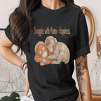 Snuggles With Mama Happiness Shirt Cute Monkey Mom Tee Mothers Day Gift Animal Lover Mom Shirt Cozy Mom Love Mama Tee