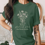 Mothers Plant Seeds of Love Shirt Floral Quote Mom Tee Minimalist Botanical Mama Shirt Mothers Day Gift Idea Elegant Mom Tee