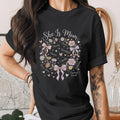 She Is Mom Floral Shirt Inspirational Mom Quote Tee Christian Mom Shirt Faith Based Mama Shirt Mothers Day Gift Idea ...