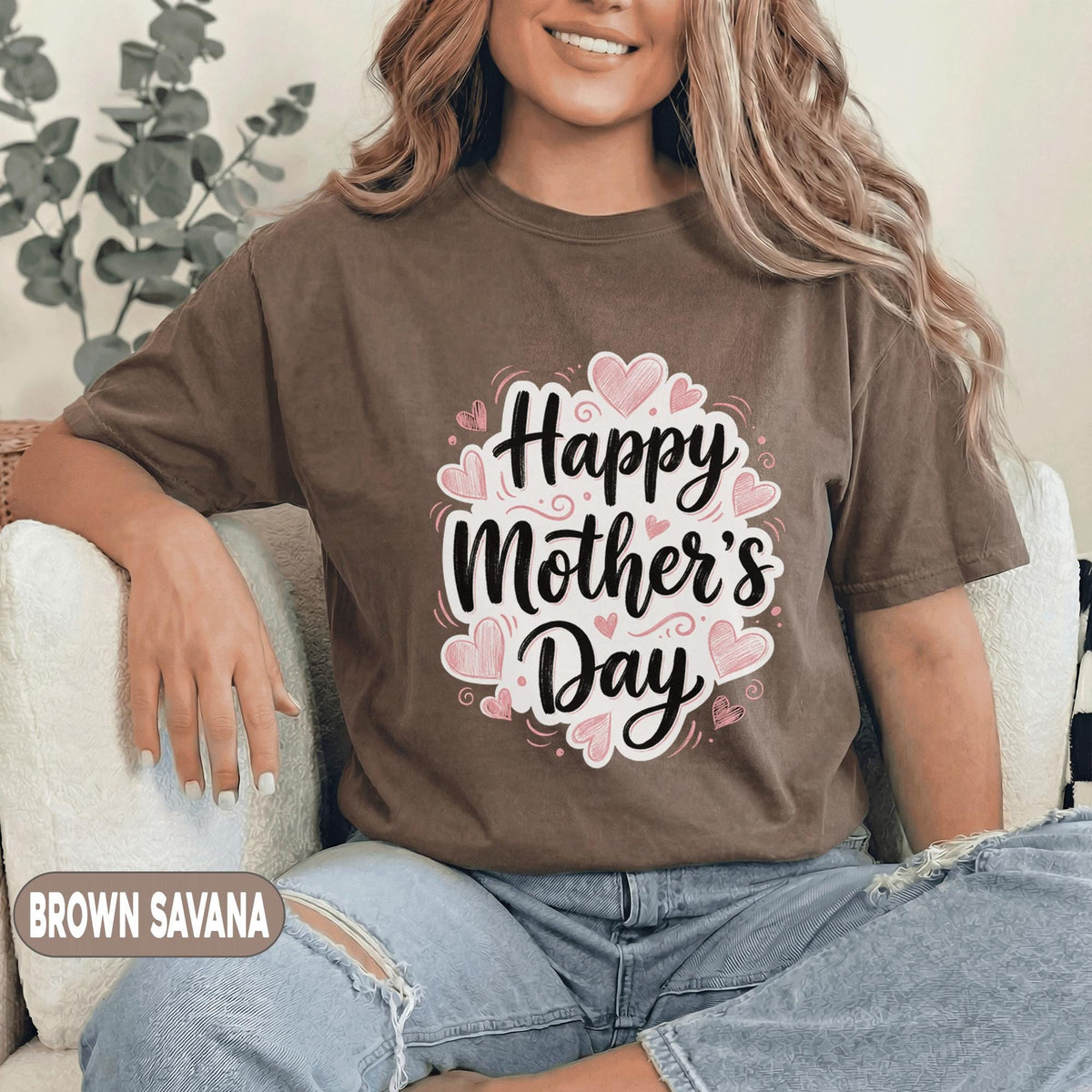 Happy Mothers Day Shirt Cute Mom Gift Shirt Floral Heart Mama Tee Mothers Day Gift Idea for Mom Mama Shirt Trendy Women Top