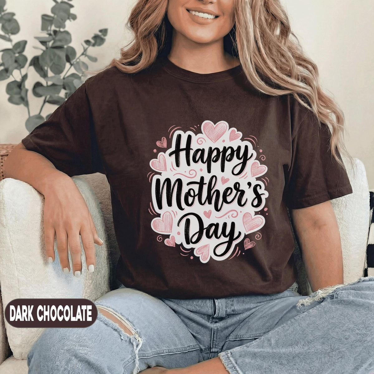 Happy Mothers Day Shirt Cute Mom Gift Shirt Floral Heart Mama Tee Mothers Day Gift Idea for Mom Mama Shirt Trendy Women Top