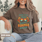 Made It To May Happy Summer Break Shirt Teacher End of School Year Tee Tropical Vacation Last Day of School Top