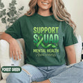 Support Squad Mental Health Awareness Shirt Green Ribbon Tee Inspirational Support Group Gift Mental Health Advocate ...