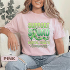 Support Squad Mental Health Awareness Shirt Green Ribbon Tee Inspirational Support Group Gift Mental Health Advocate Unisex Green T Shirt