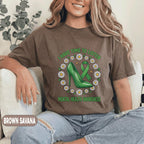 Mental Health Awareness Shirt I Have Time To Listen Green Ribbon Daisy Flower High Heel Support Tee Gift For Therapist Counselor Women
