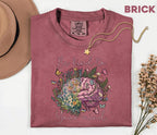 Comfort Colors® Be Kind To Your Mind Shirt Mental Health Awareness Floral Brain Tee Inspirational Quote Self Care Gift Wellness Shirt
