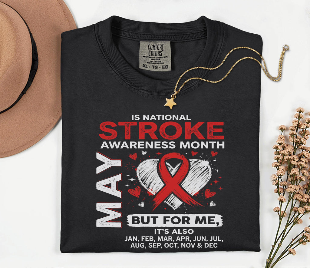 Comfort Colors Stroke Awareness Month Shirt, National Stroke Awareness Month May Tee