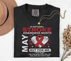 Comfort Colors Stroke Awareness Month Shirt, National Stroke Awareness Month May Tee