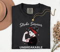 Stroke Survivor Unbreakable Shirt, Comfort Colors Stroke Awareness Tee