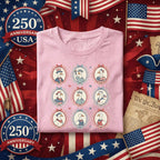 Patriotic Goose Shirt Vintage Americana Birds Tee Cute USA Animal Graphic Shirt 4th of July Outfit Retro Liberty Style Gift Fourth of July