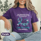 PTSD Awareness I Am The Storm Shirt, Teal Butterfly Mental Health T-Shirt, Trauma Survivor Inspirational Quote Tee, Empowerment Gift
