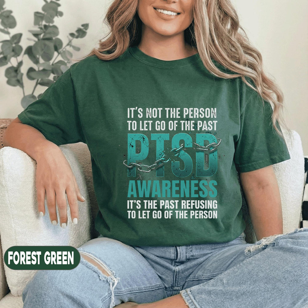 PTSD Awareness Shirt, Break the Chains Mental Health T-Shirt, Trauma Survivor Quote Tee, Inspirational Healing Support Gift for Warriors