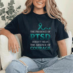 PTSD Awareness Courage Shirt, Teal Ribbon Mental Health T-Shirt