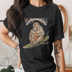 Monkey Mother Love Shirt Cute Animal Mom Tee Vintage Style Happy Mothers Day Shirt Wildlife Mom Gift Unique Nature Lo...