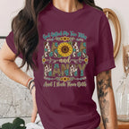 God Gifted Me Two Titles Mom and Nanny Shirt Sunflower Leopard Print Tee Grandma Gift Proud Mom Nana Shirt Mothers Day Gift Idea Mama shirt