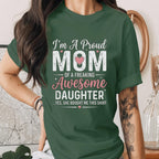Proud Mom Shirt Funny Mom Gift From Daughter Shirt Awesome Daughter Quote Tee Mothers Day Gift Mom Humor Shirt Cute Mama Tee