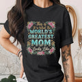 World’s Greatest Mom Shirt Floral Leopard Print Mom Gift Cute Mothers Day Shirt Rustic Mama Tee Best Mom Ever Shirt