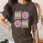 Mama Daisy Floral Shirt Cute Mom Flower Tee Retro Mama Shirt Mothers Day Gift Pink Daisy Mom Shirt Vintage Style Mom Tee