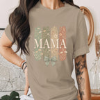 Mama Vintage Floral Shirt Retro Mom Tee Aesthetic Mama Bow Shirt Boho Floral Mom Shirt Mothers Day Gift Idea Trendy Mama Tee