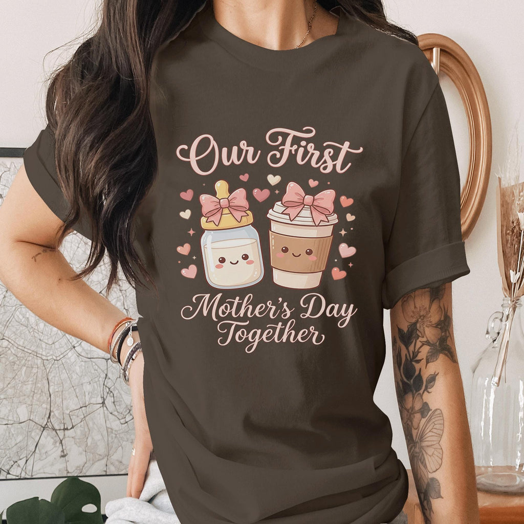 Our First Mothers Day Together Shirt Cute Baby Mom Matching Tee First Mothers Day Gift New Mom Shirt Sweet Mom Baby Tee Mama Shirt