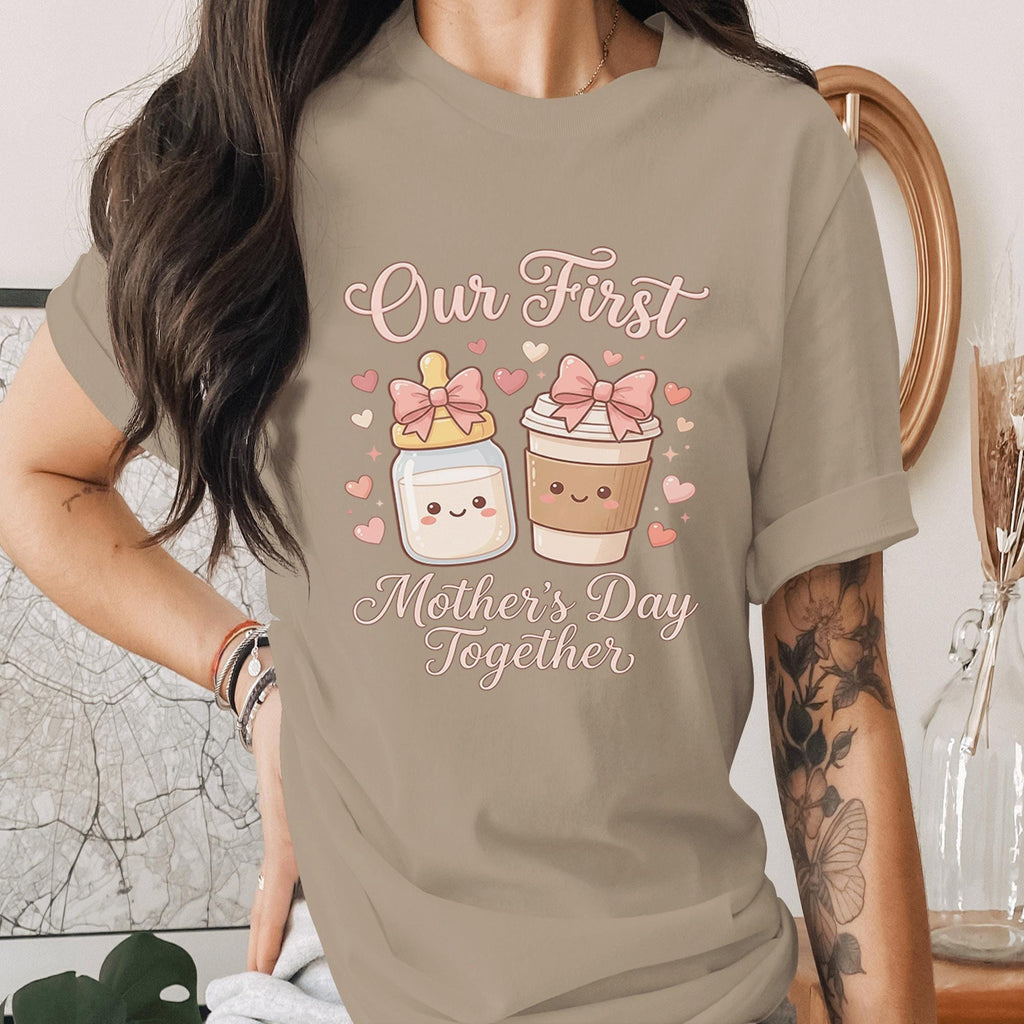 Our First Mothers Day Together Shirt Cute Baby Mom Matching Tee First Mothers Day Gift New Mom Shirt Sweet Mom Baby Tee Mama Shirt