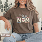 She Is Mom Shirt Inspirational Mothers Day Tee Strong Loved Worthy Brave Beautiful Mom Gift Shirt Cute Mom Affirmation Mama Shirt