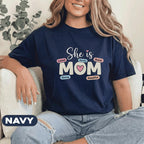She Is Mom Shirt Inspirational Mothers Day Tee Strong Loved Worthy Brave Beautiful Mom Gift Shirt Cute Mom Affirmation Mama Shirt