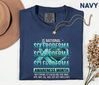Comfort Colors Scleroderma Awareness Month Shirt Teal Ribbon Chronic Illness Support Tee Autoimmune Warrior Gift Unisex Top