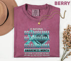 Comfort Colors Scleroderma Awareness Month Shirt Teal Ribbon Chronic Illness Support Tee Autoimmune Warrior Gift Unisex Top