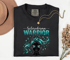 Comfort Colors Scleroderma Awareness Shirt Women Scleroderma Warrior Teal Ribbon Woman Tee Chronic Illness Fighter Gift