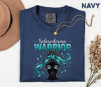 Comfort Colors Scleroderma Awareness Shirt Women Scleroderma Warrior Teal Ribbon Woman Tee Chronic Illness Fighter Gift