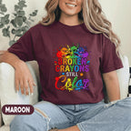 Broken Crayons Still Color Shirt Rainbow Crayon Splash Tee Mental Health Awareness Inspirational Quote Gift Mental Health Awareness T Shirt
