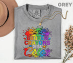 Comfort Colors® Broken Crayons Still Color Shirt Mental Health Awareness Tee Rainbow Positive Quote Inspirational Support Gift Unisex Shirt