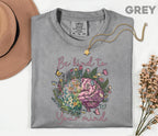 Comfort Colors® Be Kind To Your Mind Shirt Mental Health Awareness Floral Brain Tee Inspirational Quote Self Care Gift Wellness Shirt