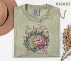 Comfort Colors® Be Kind To Your Mind Shirt Mental Health Awareness Floral Brain Tee Inspirational Quote Self Care Gift Wellness Shirt
