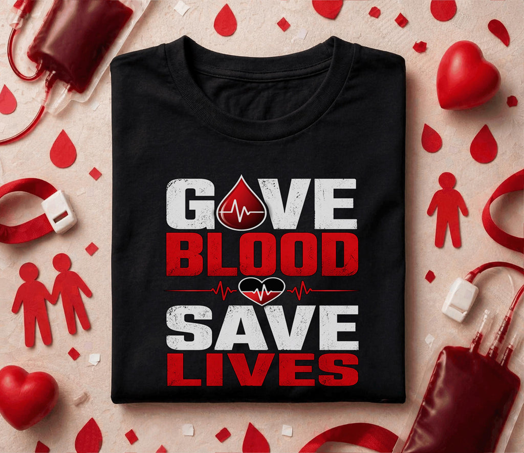 Give Blood Save Lives Shirt World Blood Donor Day Tee Blood Donation Awareness Shirt Medical Hero Gift Life Saving Me...