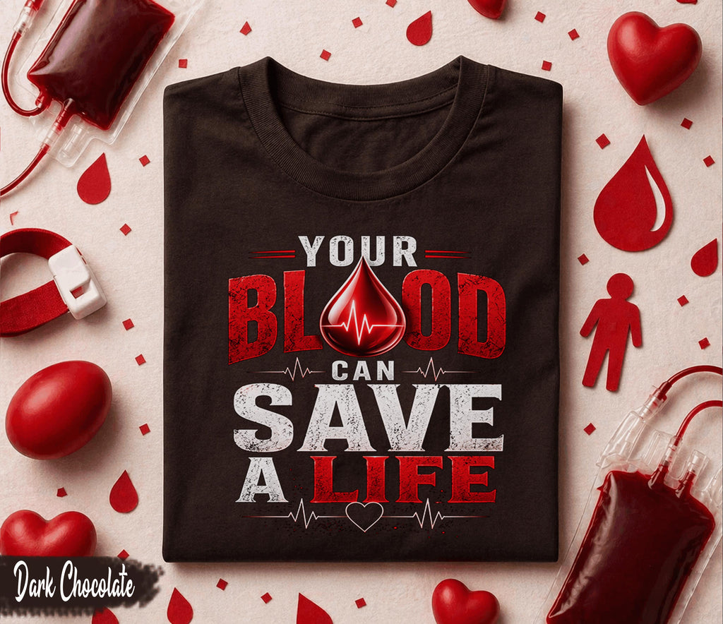 Your Blood Can Save A Life Shirt, World Blood Donor Day T Shirt, Blood Donation Awareness Tee, Medical Hero Gift, Nurse Doctor Apparel