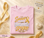 Survivor Mindset Unbreakable Spirit Cancer Survivor Shirt, Yellow Ribbon Awareness Tee, Inspirational Strength Fighter Gift Idea