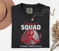 Support Squad Stroke Awareness Shirt, Comfort Colors Stroke Awareness Tee