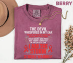 I Am The Storm Stroke Warrior Shirt, Comfort Colors Stroke Awareness Tee, Inspirational Survivor Gift, Red Ribbon Warrior T-Shirt