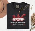 Gnome One Fights Alone Stroke Awareness Shirt, Comfort Colors Stroke Awareness Tee