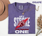 Hey Stroke You Picked the Wrong One Comfort Colors Shirt, Stroke Awareness Survivor Tee, Red Ribbon Fighter Shirt, Empowering Gift