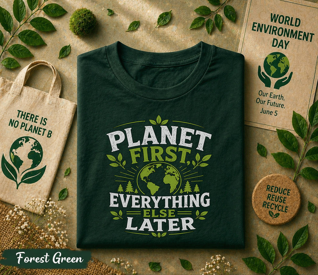 Plant First Everything Else Later Shirt, World Environment Day Tee