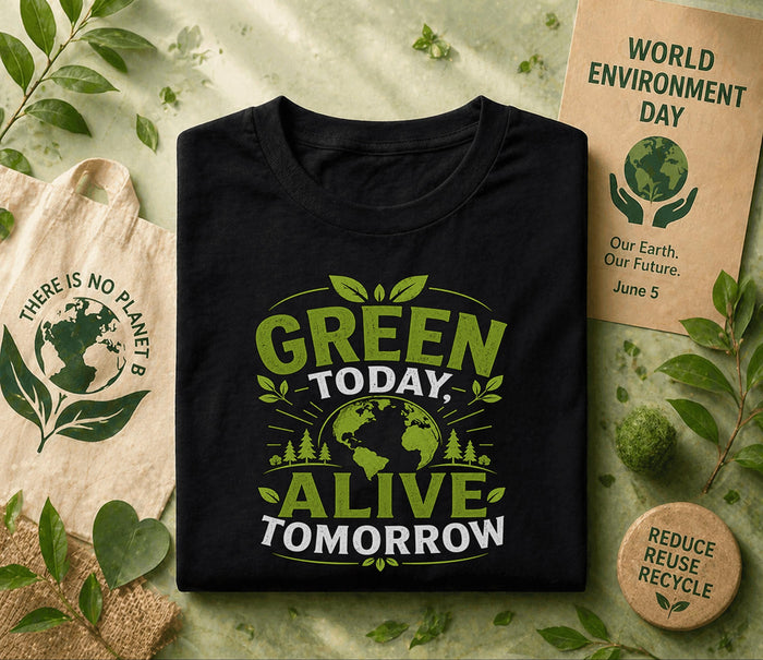 Green Today Alive Tomorrow Shirt, World Environment Day Tee