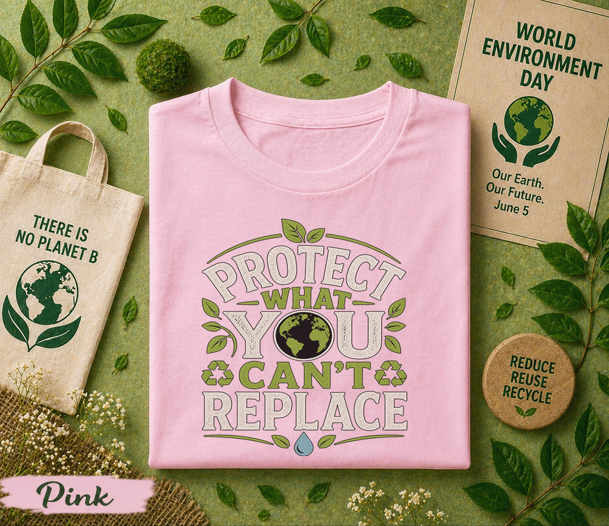 Protect What You Can’t Replace Shirt, World Environment Day Tee, Eco Friendly T Shirt, Save Earth Tee, Sustainability Gift