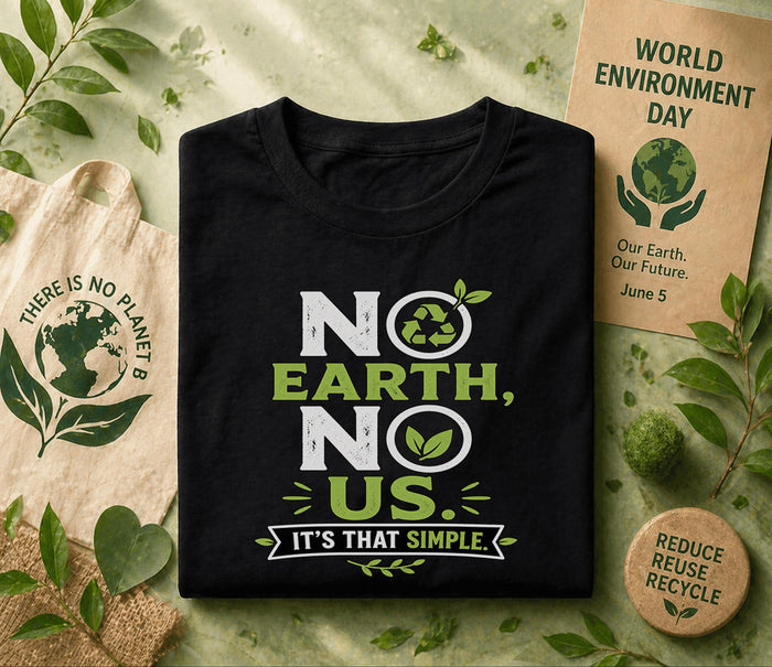 No Earth No Us It’s That Simple Shirt, World Environment Day Tee