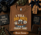 I Tell Dad Jokes Shirt Funny Fathers Day Gift Birthday Husband Tee Top Dad Humor Shirt Pun Lover Dad Retro T-shirt