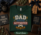 Dad Mode Activated Shirt Top Tier Gamer Dad Tee Funny Fathers Day Gift Birthday Husband Present Gaming Dad Retro Style T-Shirt