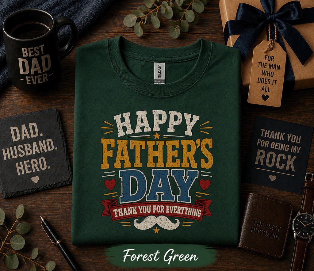 Team Group Happy Fathers Day Shirt Thank You Dad Gift Birthday Husband Tee Matching Appreciation Dad Retro Vintage Shirt from Kids Men Women